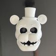 Freddy-fnaf-mask-white-front.jpg Withered Freddy Mask (FNAF / Five Nights At Freddy’s)