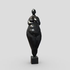 Fat woman - 3D model by mwopus (@mwopus) [d39e14f] - Sketchfab20200518-009524.jpg STL file woman・Template to download and 3D print