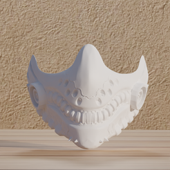 0001.png Fichier 3D Fichier : Cyber-masque au format numérique STL・Plan imprimable en 3D à télécharger