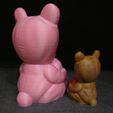 Teddy Bear Painted 2.JPG Teddy Bear (Easy print no support)