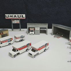 20230513_183353.jpg STL-Datei MASSSTABSGETREUES UHAUL-MIETCENTER-SET・3D-druckbares Modell zum herunterladen
