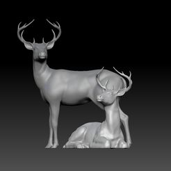 1.jpg décoration de Noël en cerf