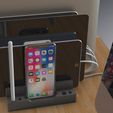 Multi Dock Charging Station (25).jpg Multi Device Charging Station and Organizer - Contemporary Design
