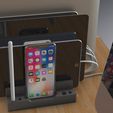 Multi Dock Charging Station (25).jpg Çoklu Cihaz Şarj İstasyonu ve Düzenleyici - Çağdaş Tasarım