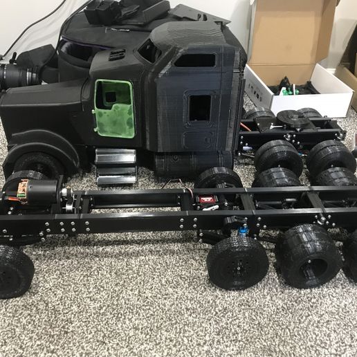 Skeeter HD Chassis -- 1/14 Scale 3D model