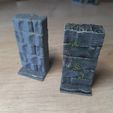Wall-2.jpg Heroquest Structures with BONUS Magical Door and Card Stand