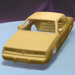 a001.png Fichier STL DODGE CHALLENGER 1978 (1/24) carrosserie imprimable・Modèle pour impression 3D à télécharger