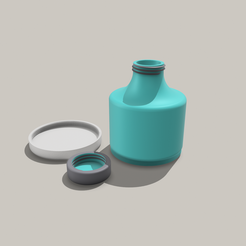 STL file KETTLEBELL PROTEIN HOLDER ⚽・3D printable design to download・Cults