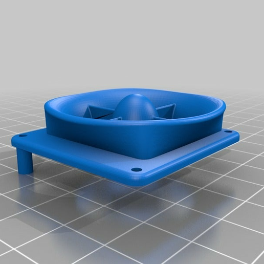 4010 Blower fan turbine for Bullseye simplified - 3D model önizlemesi