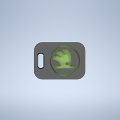 skoda-keyring3.png Skoda Škoda logo emblema llavero llavero