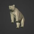 I16.jpg LowPoly Bear Statue