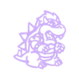 Bowser.stl Paper Mario Cookie Cutter