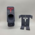 4C031FFE-79F3-40F3-A2B9-7CA5E0C1DAA7.jpeg **Improved Updated Version** TESLA MOBILE CHARGER GEN 2  - CABLE HOLDER WALL MOUNT Bracket for Gen2 UMC North America and EUROPE with bonus Tesla drink coasters included!