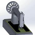 s2.jpg Vintage Sewing Machine – Decorative 3D Printable Model Inspired by Singer (Scalable, STL)