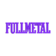 Fullmetal_Plata.stl Fullmetal Alchemist 3D Logo