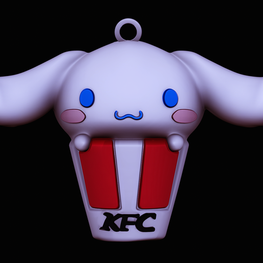 🎨 Cute Cinnamoroll in collaboration with KFC・ STL File for 3D