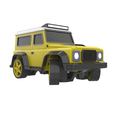 13.png Jeep - Housing for RC Car  - Printable 3d model - STL + CAD bundle - Personal Use