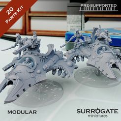 Walkaer001.jpg 3D file Void Walker/Runner, Surrogate Miniatures August Vehicle Unit Release・3D print design to download