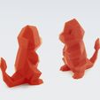 charmander_low_poly_pokemon_flowalistik_youmagine.jpg STL-Datei Niedrig-Poly Charmander kostenlos・Design für 3D-Drucker zum herunterladen