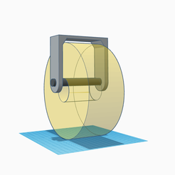 H.png STL-Datei Filament-Roll Holder / Aufhängung / Stand・3D-druckbare Vorlage zum herunterladen