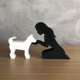 WhatsApp-Image-2022-12-21-at-18.37.36.jpeg Girl and her Dog(straight hair) for 3d printer or laser cut