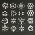 0637-flakes-4.jpg Snowflakes 200 Unique Shapes