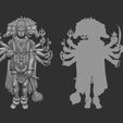 347.jpg Modèle 2.5D de Punchmukki hanuman_Solid