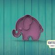 Elefante-M2.jpg Elephant Elephant Cookie Cutter M2