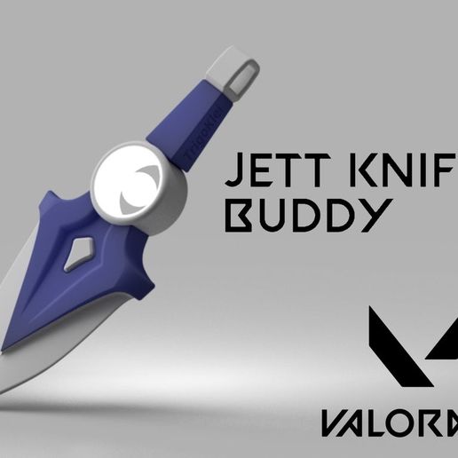 Valorant Jett Knife Buddy 3D model