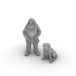 Immagine-2023-05-25-210642.png Hagrid and Thor from Harry Potter - 3D Model File STL