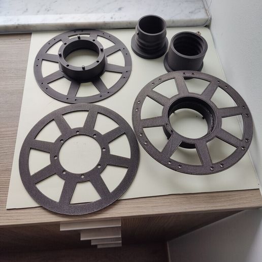 🪢 Double spool for filament・Free 3D File for ・Cults