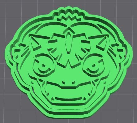 Cookie cutters Pokemon Venusaur 003 3D model