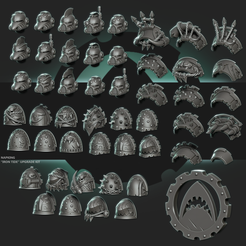 COMP_02.png 3D file "THE IRON TIDE" UPGRADE KIT・3D printable design to download