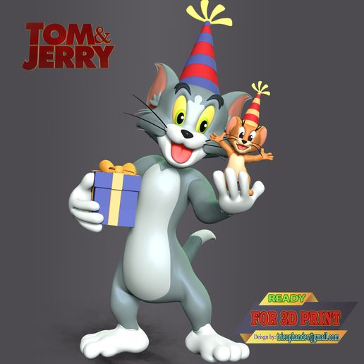 1_2.jpg Archivo 3D Tom y Jerry・Modelo imprimible en 3D para descargar, bonbonart