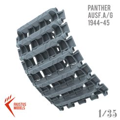 panther2.jpg Panther tank Tracks Ausf.A/G 3D PRINT MODEL
