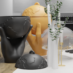 Esstisch-wELT-pOT.png STL file Pot world plan design・3D print design to download, HolderStocke
