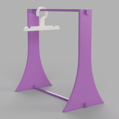 Pendant-hanger.png STL file Earrings exhibitor / hanger・3D printing model to download