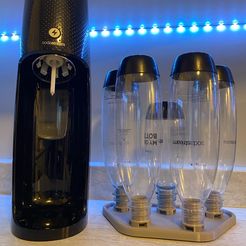71F4229F-9FDC-454A-87A9-AC7EC0BD5F25.jpg Archivo STL Soporte para botellas Soda Stream・Plan de impresora 3D para descargar