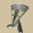 3d-dartholder.png 3D Printed Dart Display Stand