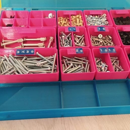 Boîte De Rangement Pour Boulons, écrous, Vis, Boîtes à Vis, Boulons