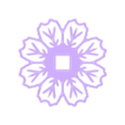 Snowflake-1.obj Unusual non-circular planetary Gears - Christmas 3 pack