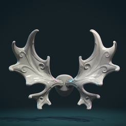 Moose_antlers-01.png 3D file Moose Antlers・3D print design to download