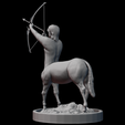 Sagittarius_03.png Sagittarius Zodiac sign Mystical Centaur Creature Sculpture 3D print model