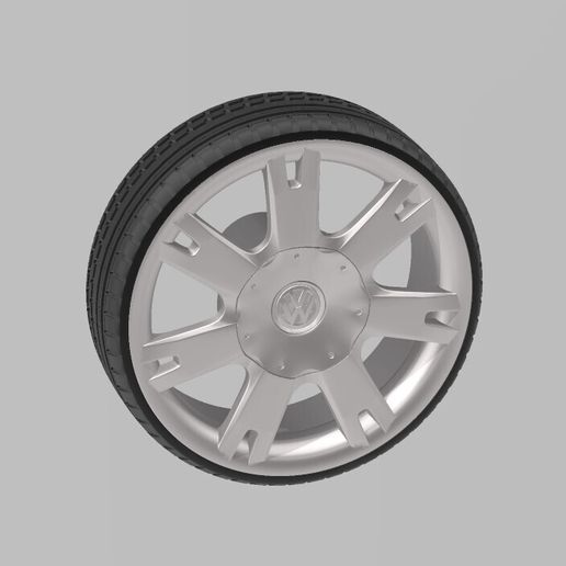 STL WHEEL TOUAREG 3D model