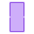 PanelAndPillar01-Base-1x2-4.stl Drawer Divider Construction Set