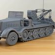 SdKfz-9-1-crane-vehicle-2.jpg Half-track Sd.Kfz.9/1 - Crane vehicle + Crewmen (Germany, WW2)