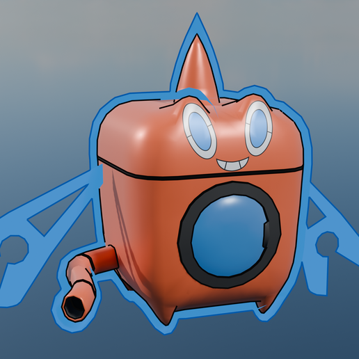 🐉 Rotom Waschform Pokemon・ STL Datei für 3D-Druck・Cults