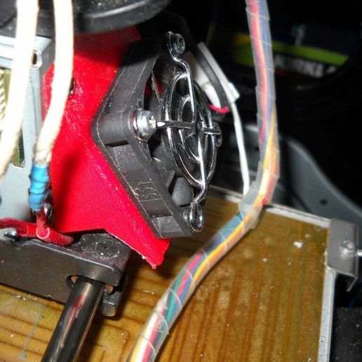 davinci xyz printer extruder main fan housing upgrade