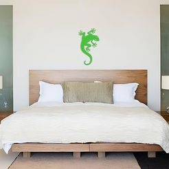 preview1-transformed.jpeg Fichier STL GECKO WALL ART・Modèle pour impression 3D à télécharger