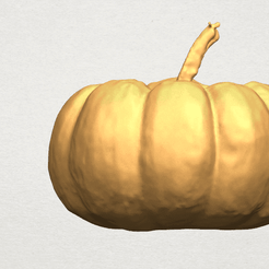 TDA0614 Pumpkin 02 A01.png Free 3D file Pumpkin 02・3D printable object to download